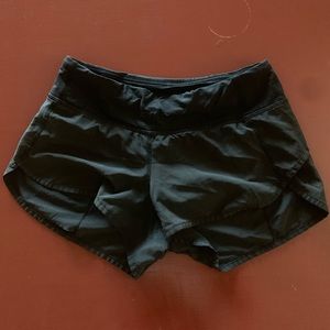 Lululemon Black Running Shorts